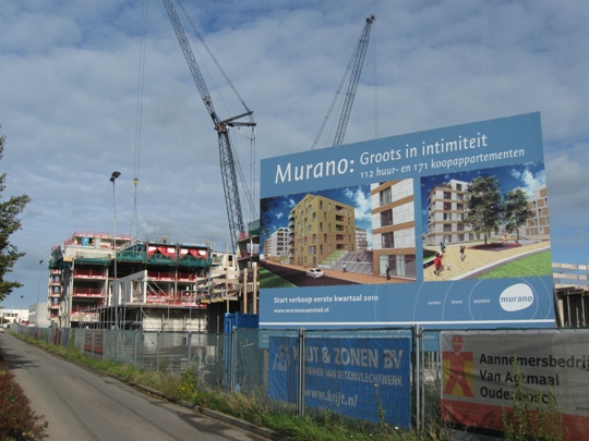 Murano onder constructie